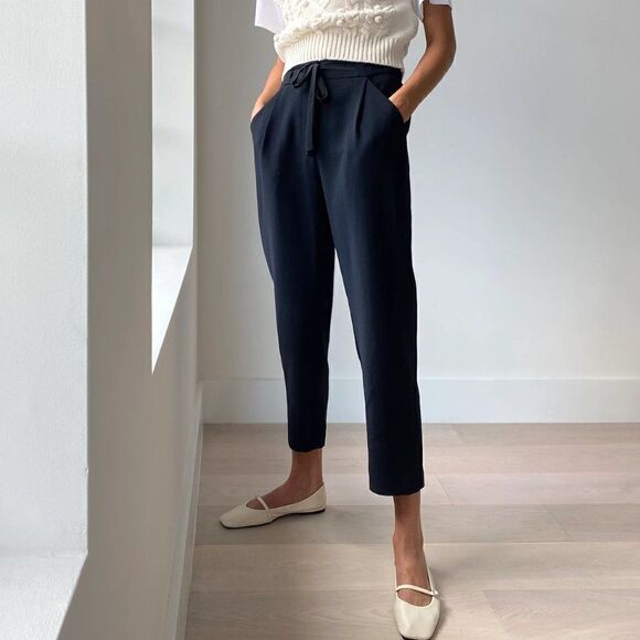 Aritzia Wilfred Allant Black Pant Sz 2 - Picture 1 of 7